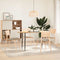vidaXL - Tafelblad - 140x60x2 - cm - ovaal - massief - eikenhout