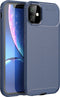 iMoshion Hoesje Geschikt voor iPhone 11 Hoesje Siliconen - iMoshion Carbon Softcase Backcover - Blauw