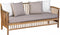 Exotan Bamboo Tuinbank Incl Kussens - Bamboe - Naturel - 86x185x80
