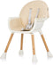 Chipolino Rio - 2-in-1 Kinderstoel met Eetblad & Zitkussen - Sand Wit