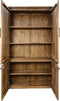 HSM Collection Wandkast Atlanta - rustiek oud teak/metaal