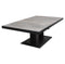 Loungetafel verstelbaar Prato Negro 140x85cm