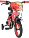 Disney Cars Kinderfiets - Stadsfiets - Handrem en zijwieltjes - Rood