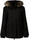 Superdry Everest - Dames Jas - Regular fit met afneembare capuchon - Zwart