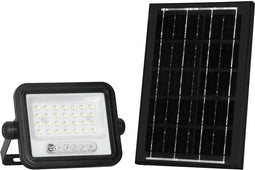 V-TAC VT-54W - LED Solar Floodlight - 50W 700 Lumen IP65 Waterdicht Zwart