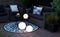 Anna's Collection Solar bol lamp - kunststof - D30 cm - warm wit - tuinverlichting