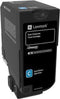Lexmark 74C20C0 - Toner - Origineel - Cyan