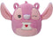 Squishmallows - Disney Angel - 25cm pluche - roze wit beige