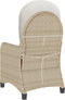 vidaXL - Ligbed - met - Kussen - Beige - Poly - Rattan