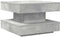 vidaXL - Salontafel - 360 - graden - draaibaar - 50x50x34,5 - cm - betongrijs