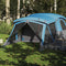 vidaXL - Tent - met - luifel - 4-persoons - waterdicht - blauw