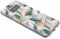Hoesje Geschikt voor Samsung Galaxy S8 Hoesje Siliconen - Design Backcover siliconen - Wit / Meerkleurig / Gold Peacock