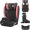 Lionelo Hugo i-Size - Autostoel - 100-150 cm - ISOFIX & Gordel - Verstelbare Hoofdsteun - Geavanceerde Zijbescherming - Memory Foam - Wasbare Bekleding - Zwart/Roze