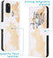 iMoshion Hoesje Geschikt voor Samsung Galaxy A21s Hoesje Met Pasjeshouder - iMoshion Design Softcase Bookcase - Wit / Meerkleurig / Goud / Let's Go Travel White