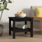 vidaXL - Salontafel - 45x45x40 - cm - massief - grenenhout - zwart