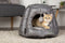 Scruffs & Tramps Kattenmand Knightsbridge 48x38 cm grijs