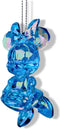 Ornament acryl minnie l8cm blauw