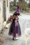 Great Pretenders Verkleedkledij Spider Witch - Heksenjurk met hoed - Paars - Maat 5-6 jaar
