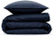 Zohome Dekbedovertrek Satinado - Effen Bedlinnen - 260x220 - Blauw - Dekbedhoes van 100% Katoen-Satijn