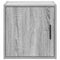 vidaXL - Garage - wandkast - bewerkt - hout - grijs - Sonoma