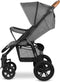 Lionelo Annet Tour - Buggy 0-4 jaar - Opvouwbaar met Eén Hand - Verstelbare Rugleuning - Grijs