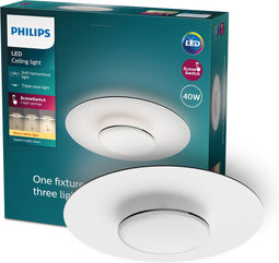 Philips Garnet - Plafondlamp - SceneSwitch LED - Zwart