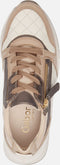 Gabor 96.446 - Lage sneakers - Leer en textiel - Beige - Maat 42