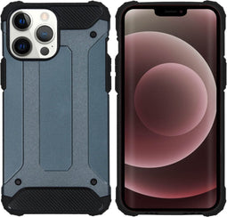 iMoshion Hoesje Geschikt voor iPhone 13 Pro Max Hoesje - iMoshion Rugged Xtreme Backcover - Donkerblauw