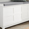 SoBuy FSR86-W - Opbergbank - Gestoffeerd kussen - Wit 114x40x53 cm