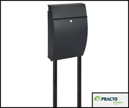 Brievenbus Vancouver met 2 palen mat antraciet