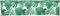 vidaXL - Ligbedkussens - voor - Bank - 2 - stuks - Bladerenmotief - 150x40x8 - cm - Oxford - Stof