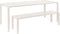 Zuiver Vondel Tuintafel 214x97 cm Aluminium Groen Clay Wit