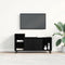 vidaXL - Tv-kast - Zwart - Eiken - 100x35x55 - cm - Engineered - Wood