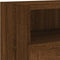 vidaXL - Tv-wandmeubel - 100x30x30 - cm - bewerkt - hout - bruin - eikenkleur