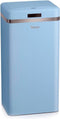 Swan Retro Prullenbak - Vuilnisbak 45 Liter - Prullenbak met Sensor - Vintage Blauw