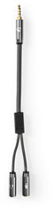 Nedis CATB22150GY02 - Kabel 3.5mm analoog - 2x 3,5mm - Grijs