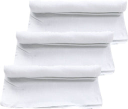 3x Sneeuwdeken / sneeuwtapijt op rol 90 x 180 cm - rechthoekig - sneeuwkleedjes