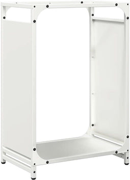 vidaXL - Brandhoutrek - 44x28x65 - cm - koudgewalst - staal - wit