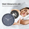 Tyme Wandklok - 40 cm - Modern - Stil Uurwerk - Grijs Wit
