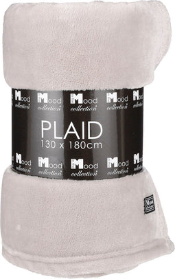 In The Mood Famke - Fleece Plaid - L180 x B130 cm - Beige