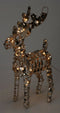 Christmas Decorations Kerstverlichting - rendier - goud - 37 cm - 50 leds- warm wit