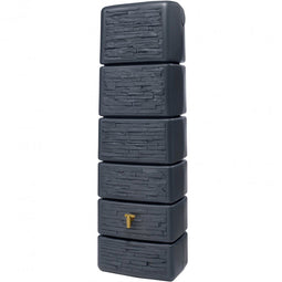 Regenton Slim - Stone Decor - 330 Liter - Antraciet