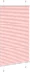 vidaXL - Plissé - rolgordijn - 70x100 - cm - stofbreedte - 69,4 - cm - polyester - roze