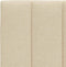 vidaXL - Hoofdbordkussen - 120 - cm - stof - crèmekleurig