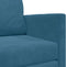 vidaXL - Ligbed - Sofa - 2-in-1 - Blauw - 124x204x61 - cm - Velours
