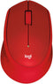 Logitech M330 Silent Plus - Draadloze Muis - 90% stiller - Rood