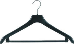 Hanger zwart NF44 met broeklat 44cm