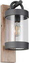 TRIO SAMBESI - Wandlamp - Schemersensor - Hout element - IP44