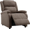 vidaXL Fauteuil verstelbaar stof taupe