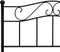 vidaXL - Bedframe - metaal - zwart - 160x200 - cm